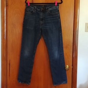 Plaid lined J.Crew jeans